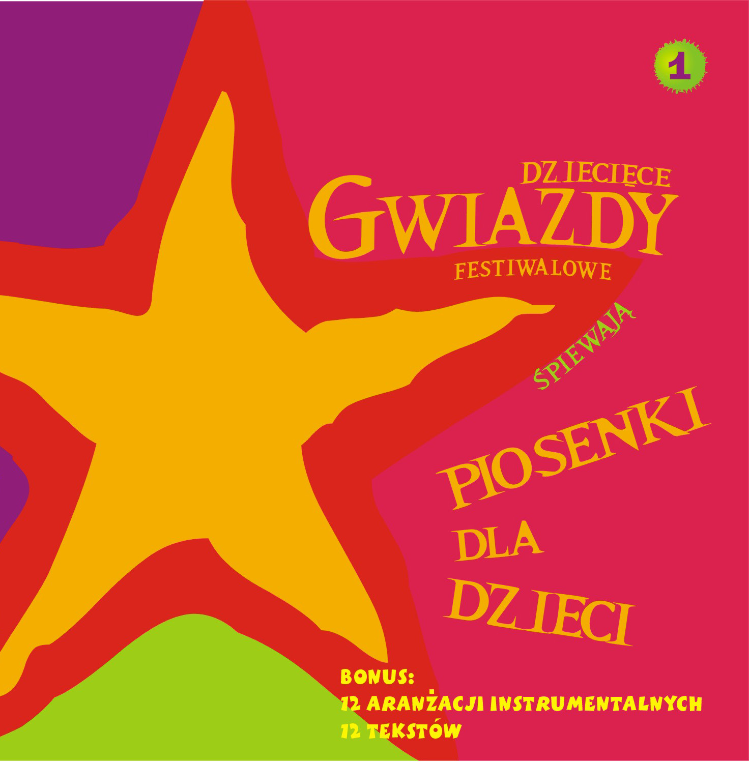 Dziecięce Gwiazdy Festiwalowe śpiewają piosenki dla dzieci