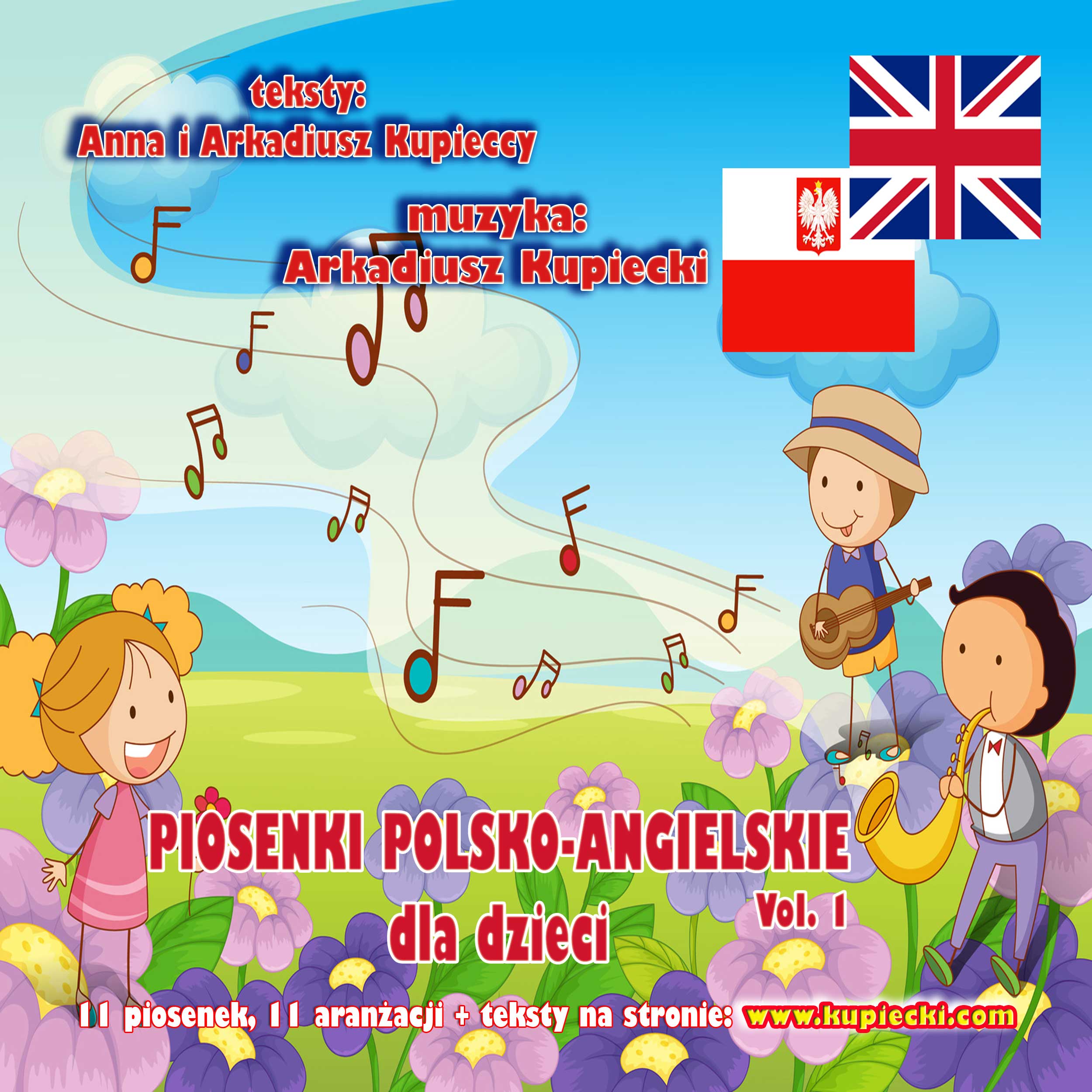 Piosenki polsko-angielskie dla dzieci