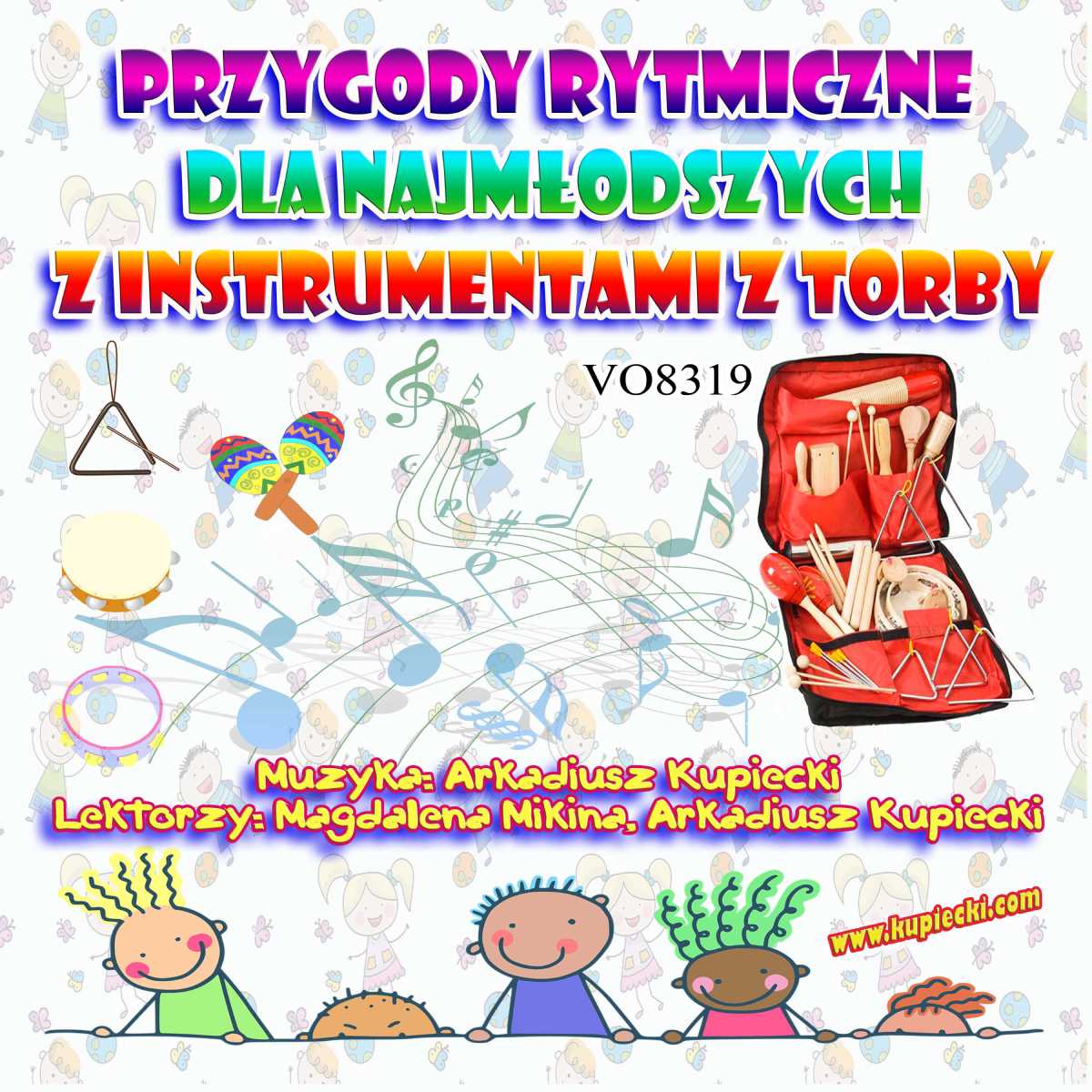 Przygody rytmiczne dla najmłodszych z perkusyjnymi instrumentami z torby